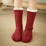 Slipper Women Socks Winter Warm Fleece Lined Sock Ladies Soft Fluffy socks
