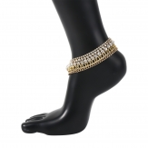 Rhinestone foot chain Ankle Bracelet Ankle foot chain jewelry handmade
