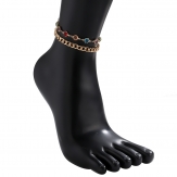 rhinestone chain Ankle Bracelet Ankle foot chain jewelry handmade