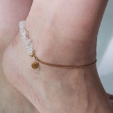 nature stone chain Ankle Bracelet Ankle foot chain jewelry handmade