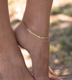 coin foot chain Ankle Bracelet Ankle foot chain jewelry handmade