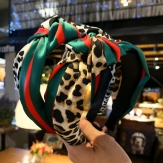 Cloth flower braid Hair Band wide knot handmade Solid PC