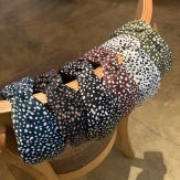 Cloth  many dot braid  Hair Band wide  knot handmade Solid PC