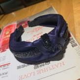 Cloth  lace     braid  Hair Band wide  knot handmade Solid PC