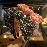 Cloth   round loop  braid  Hair Band wide bow  knot handmade Solid PC