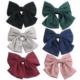 handmade Hair Scrunchies, Cloth, Bowknot, printing, pure color & for woman