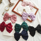 handmade 3 layers Hair Scrunchies, Cloth, Bowknot, printing, flower & for woman