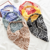 handmade elaistc Hair Scrunchies, Cloth, Bowknot, printing, flower & for woman