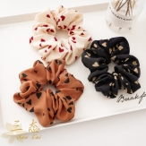 handmade heart  elaistc Hair Scrunchies, Cloth, Bowknot, printing, flower  & for woman