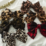 handmade Leopard elaistc Hair Scrunchies, Cloth, Bowknot, printing, flower & for woman