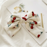 handmade elaistc Hair Scrunchies, Cloth, Bowknot, printing, flower & for woman