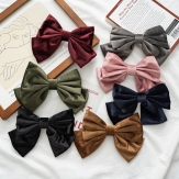 handmade elaistc Hair Scrunchies, Cloth, Bowknot, printing, flower & for woman