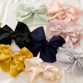 handmade elaistc Hair Scrunchies, Cloth, Bowknot, printing, flower  & for woman