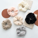 handmade elaistc Hair Scrunchies, Cloth, Bowknot, printing, flower & for woman