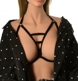 hand made elastic body harness Hollow body bra