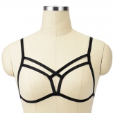 hand made elastic body harness Hollow body bra