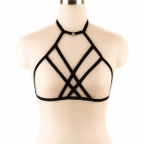 hand made elastic body harness Hollow body bra