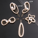 heart  8 oval   drop fashion Hair  Clips in plastic many color for choice