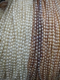 6mm water drop rice freshwater pearls white color many size for your choice