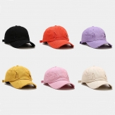 Baseball cap fashion spring youth travel leisure cap student solid shade hat