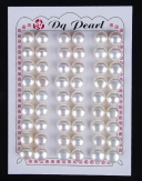 11-12mm  half drilled  pearls  sold by card   per card