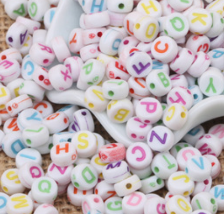 Alphabet beads